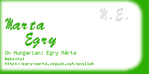 marta egry business card